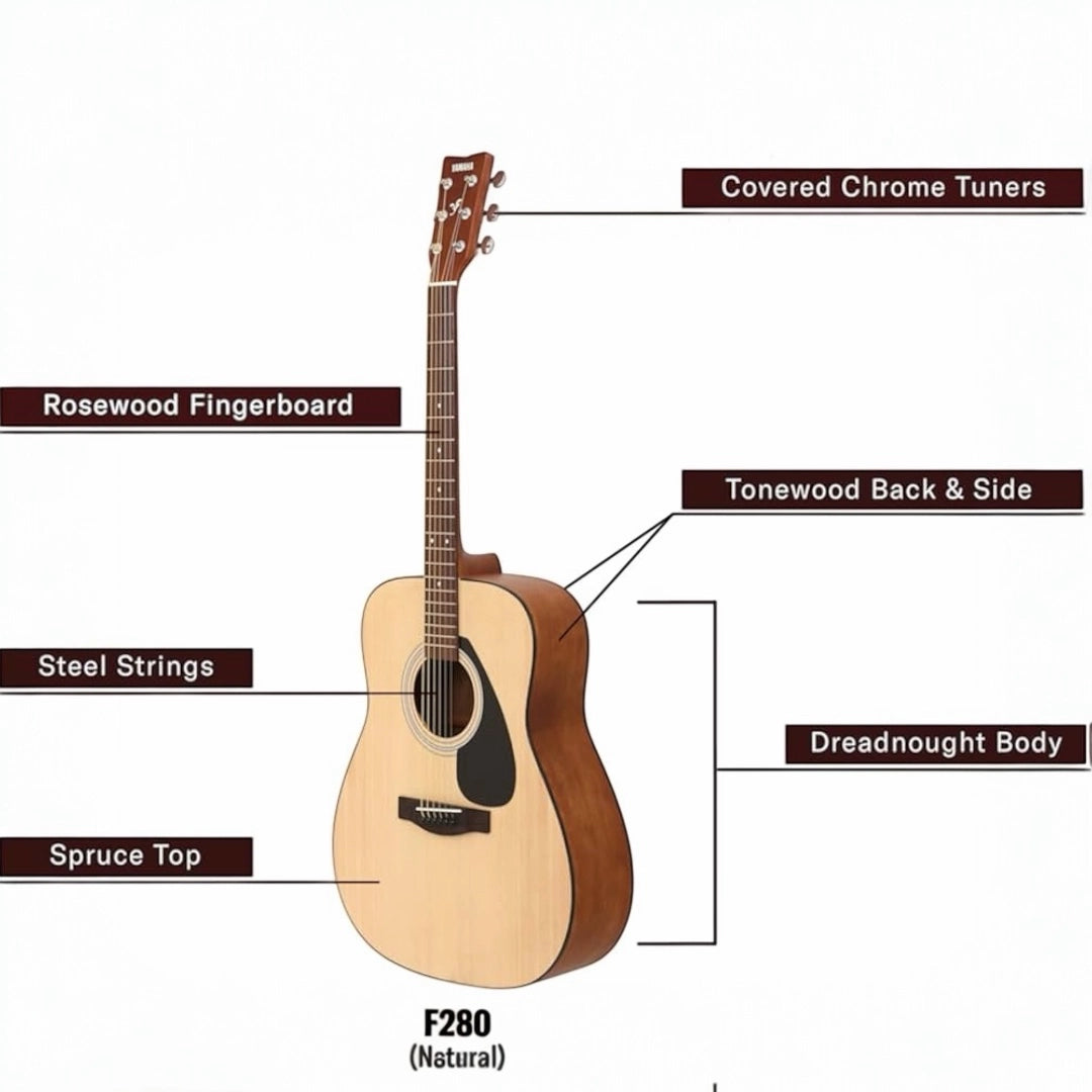 Yamaha F280-NAT Acoustic Guitar - Natural