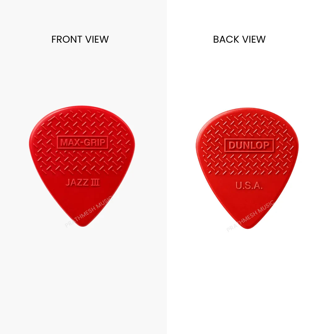 Dunlop Max Grip Jazz III Nylon Guitar Pick