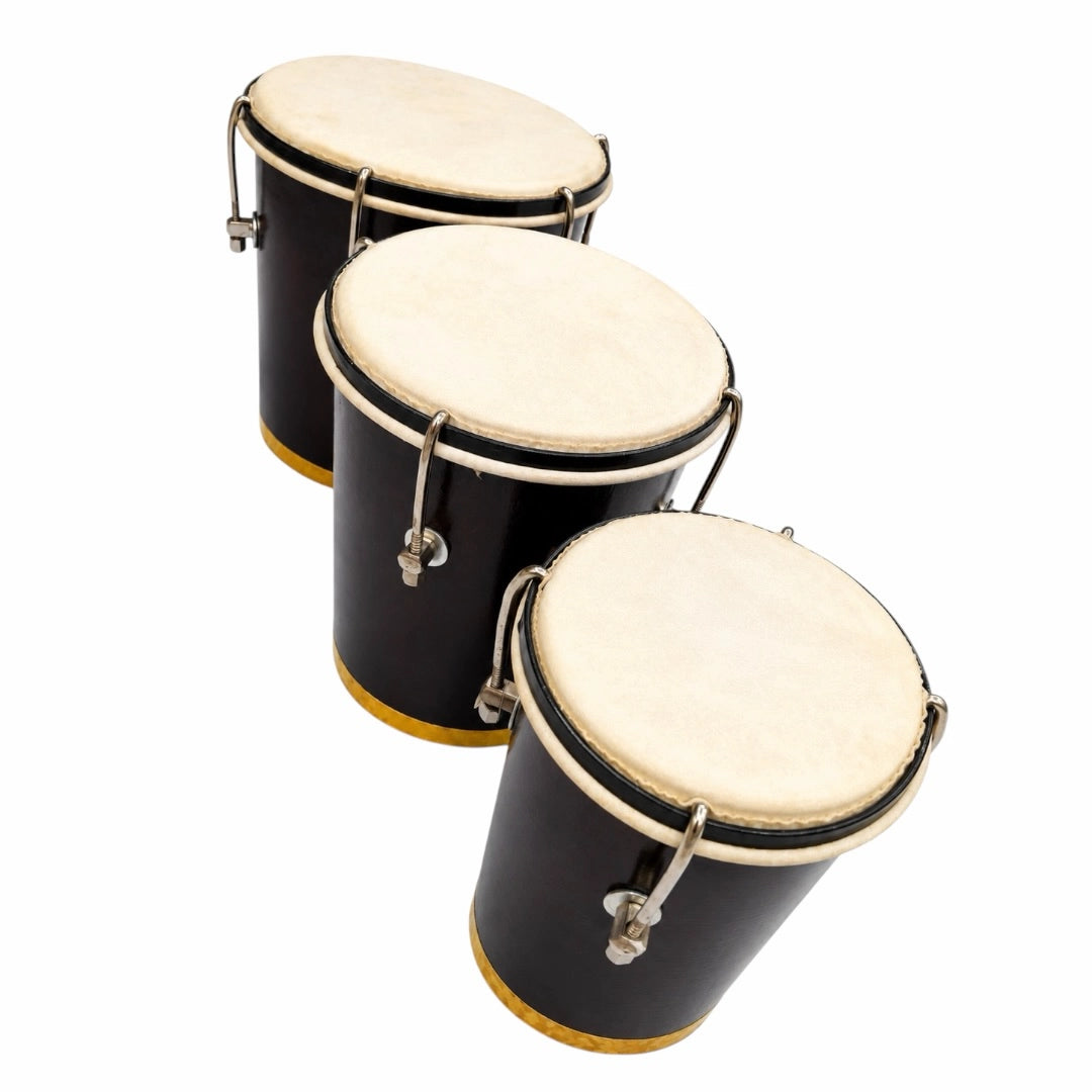 YS Wooden Triple Bongo - 3 Pc