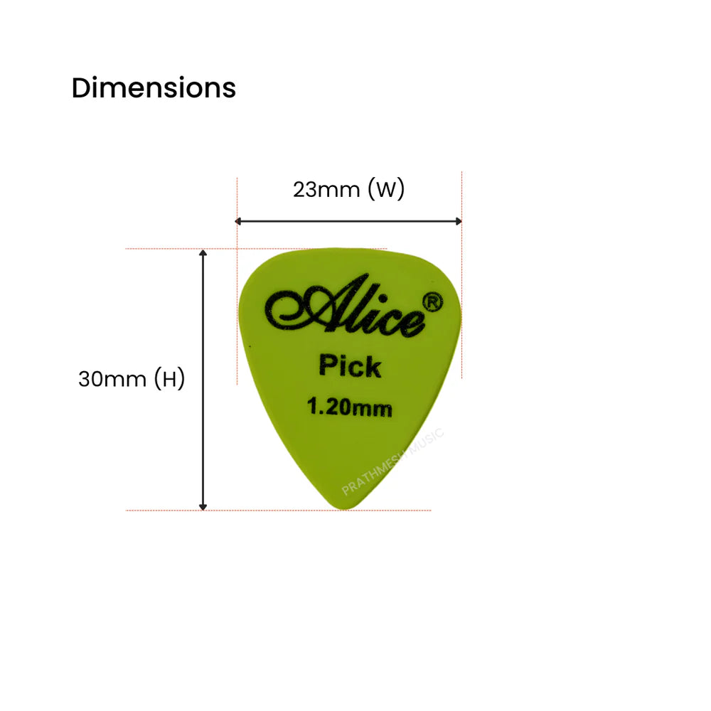 Alice APF-8 Matte Guitar Picks (8 pcs)