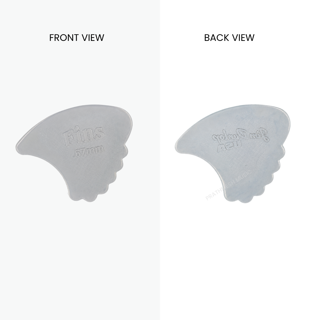 Dunlop Nylon Fin Guitar Pick - Pack of 6
