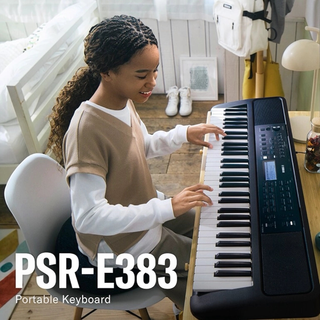 Yamaha PSRE383 61-Key Portable Keyboard