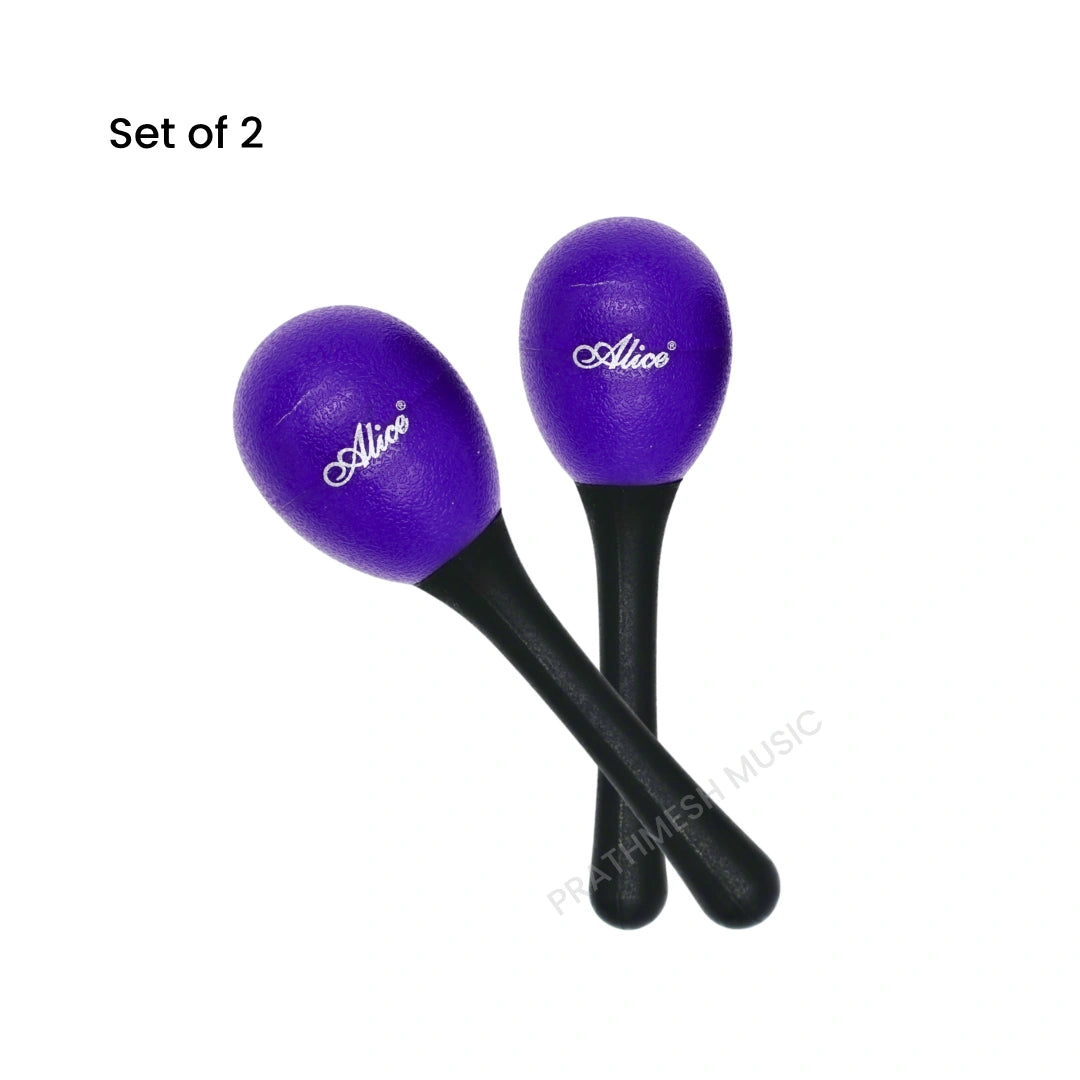 Alice A042SE Handle Egg Shaker - Violet
