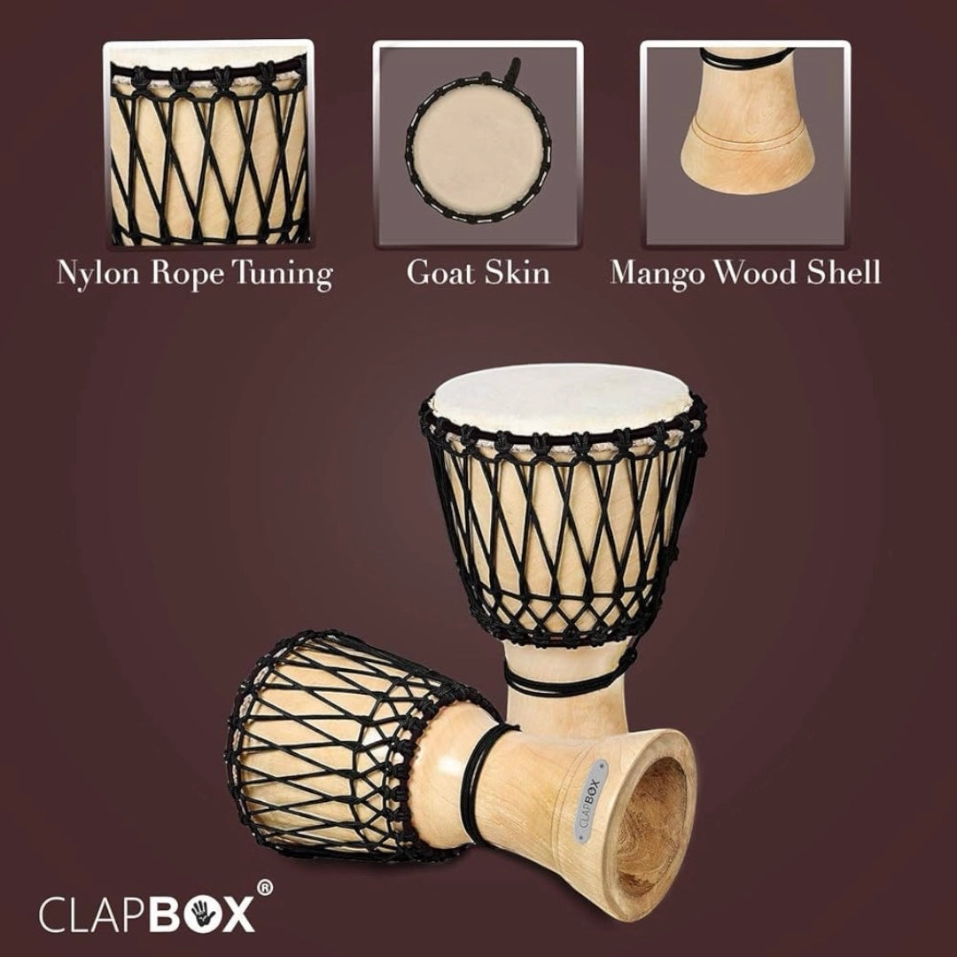 Clapbox Djembe - Natural 14"