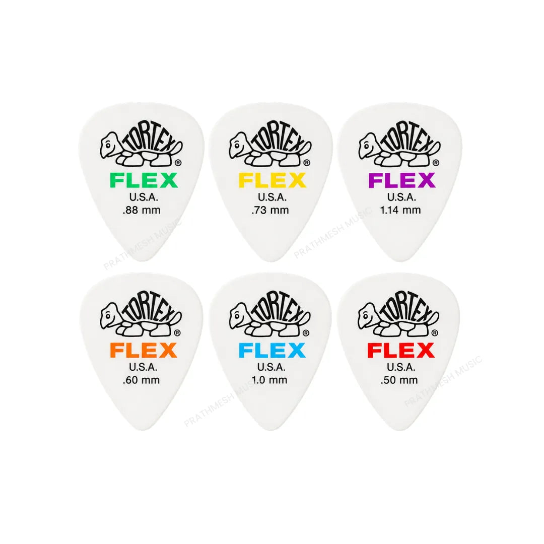 Dunlop Tortex Flex Standard Guitar Pick - Pack of 6