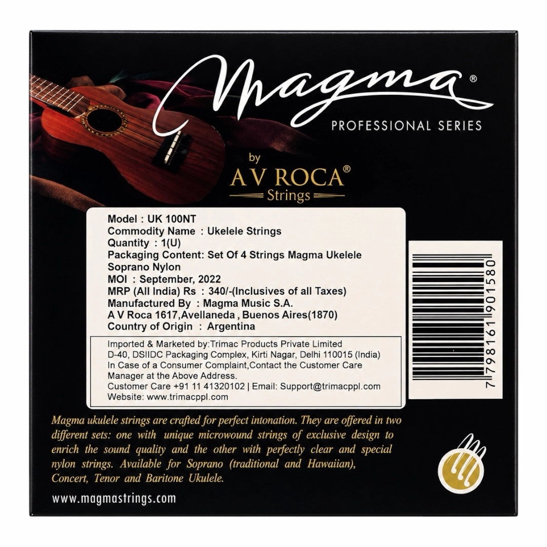 Magma UK100NT Crystal Soprano Nylon Ukulele Strings