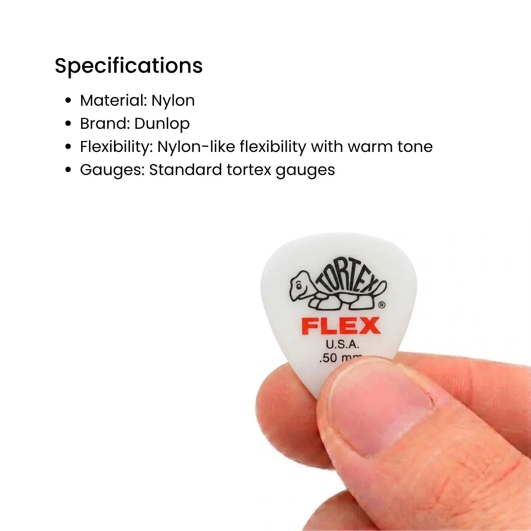 Dunlop Tortex Flex Standard Guitar Pick - Pack of 6
