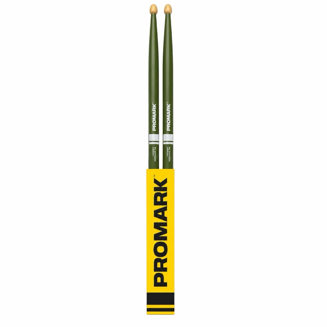Promark RBH595AW Drumsticks - Green