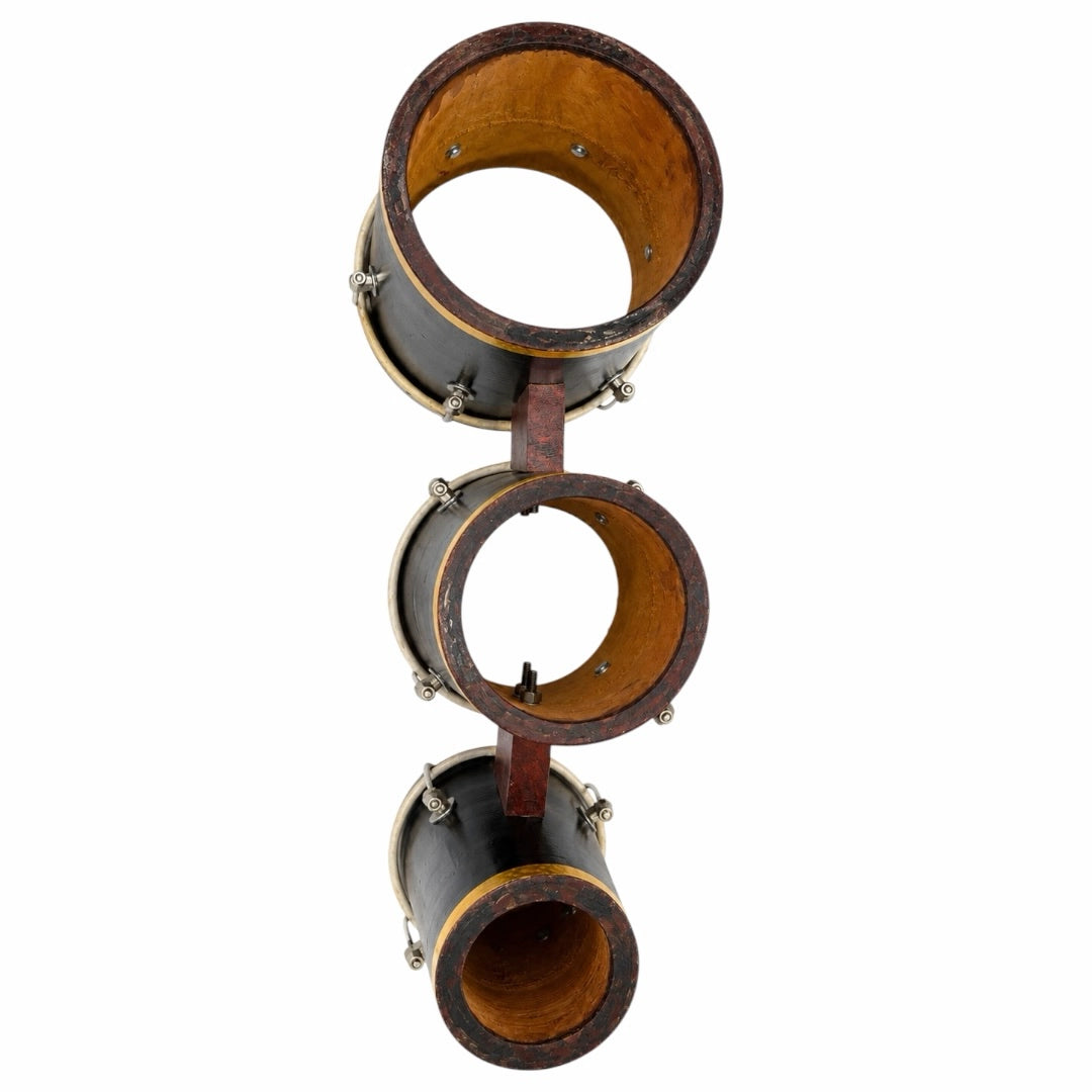 YS Wooden Triple Bongo - 3 Pc
