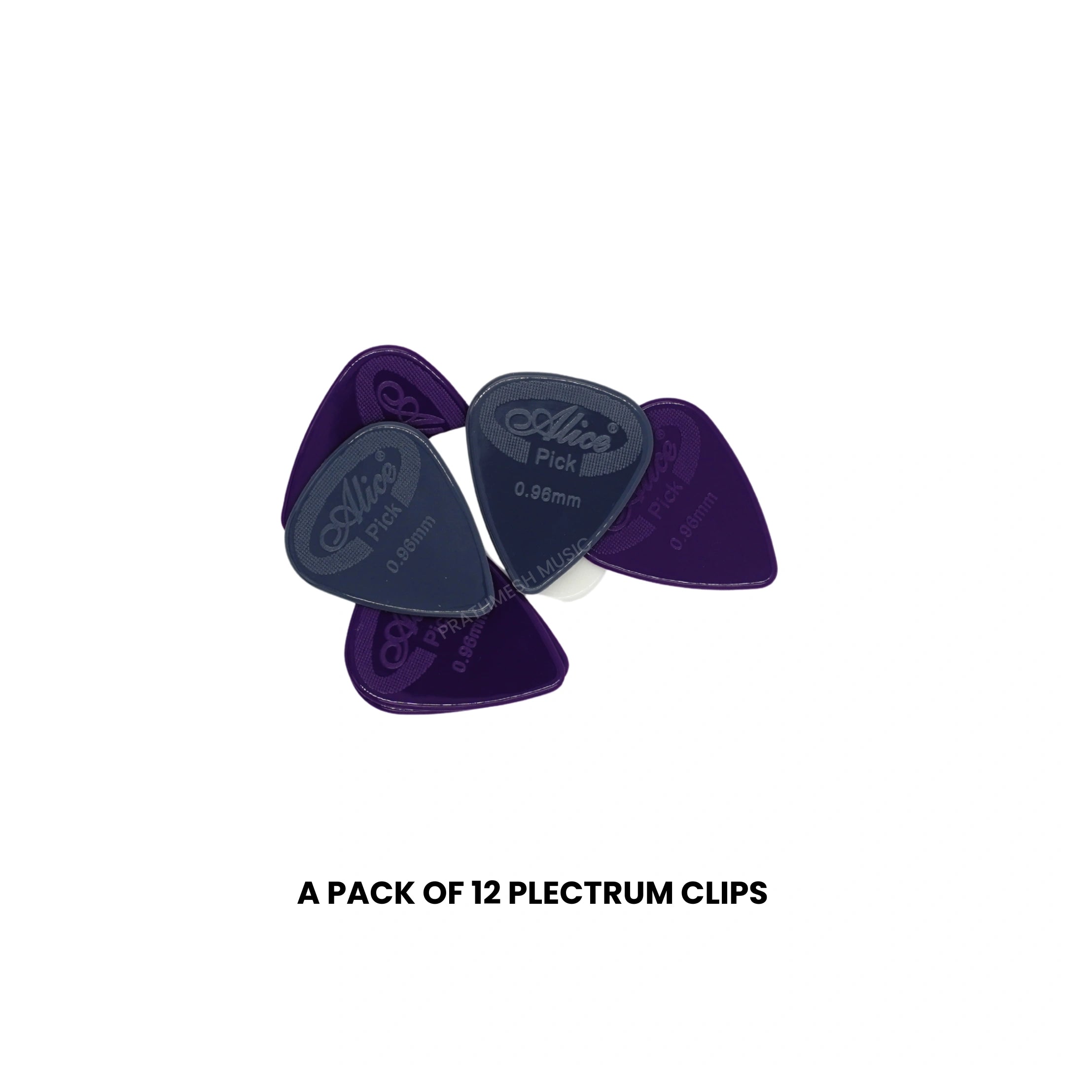 Alice AP-12G Nylon Guitar Picks - 0.96 mm (12 pcs)