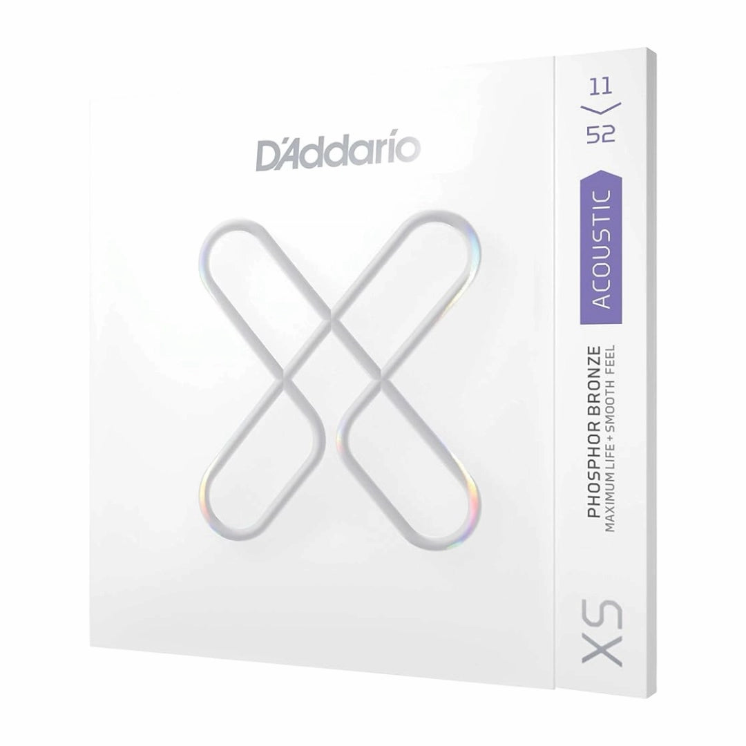 D’Addario XSAPB1152 XS Phosphor Bronze Acoustic Guitar Strings - 11-52