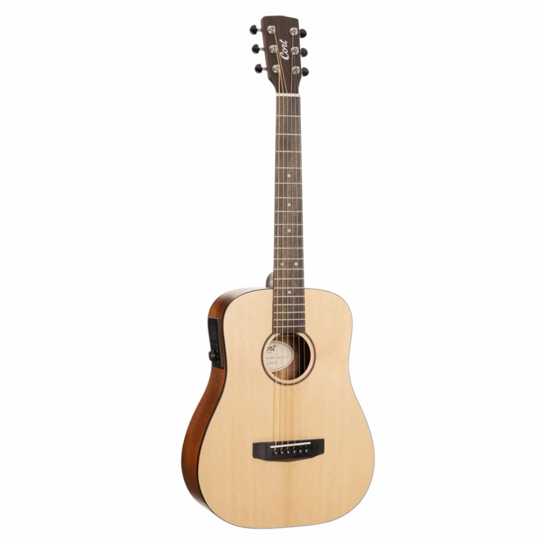 Cort Earth-Mini-E-OP Electro-Acoustic Guitar - Adirondack Open Pore