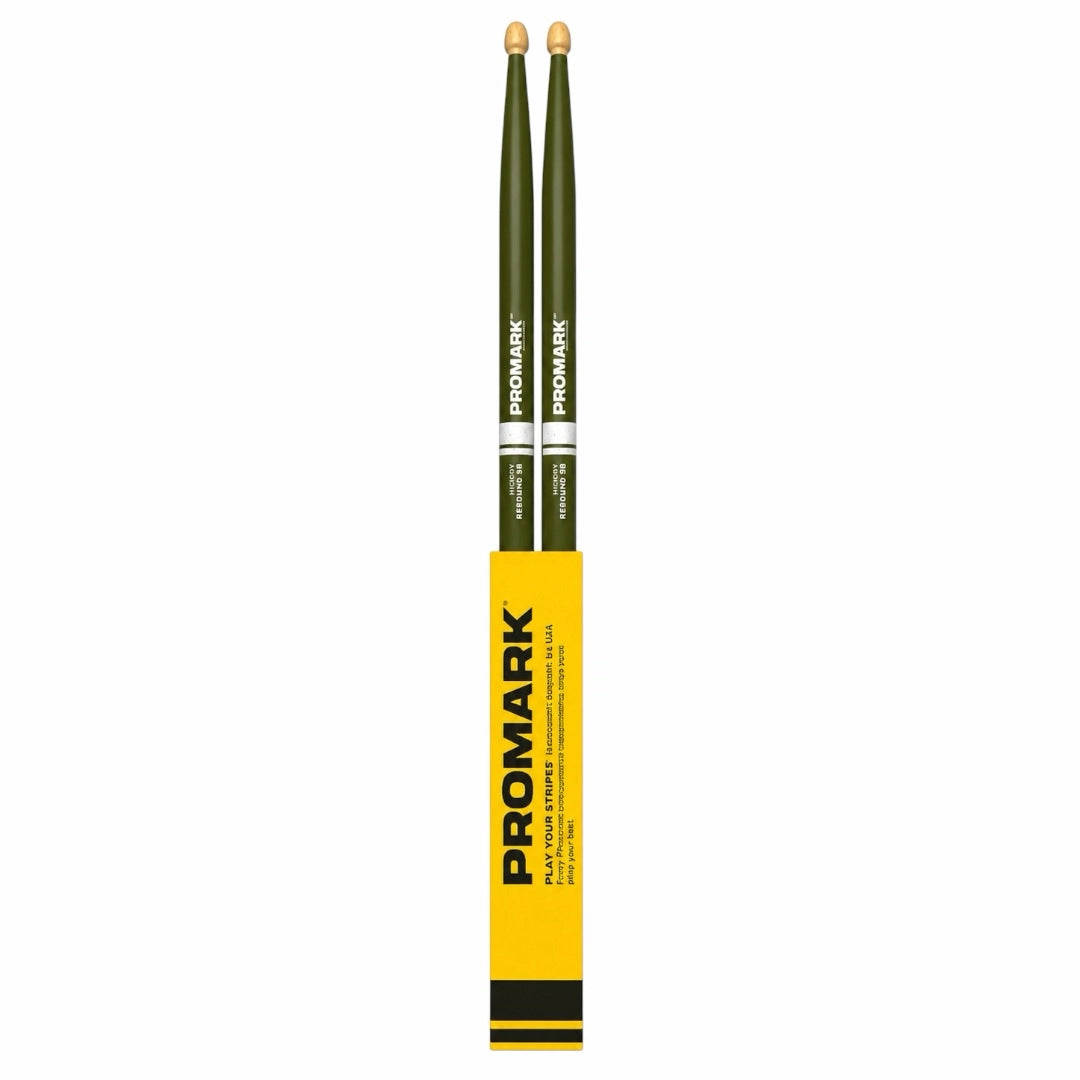 Promark RBH595AW Drumsticks - Green