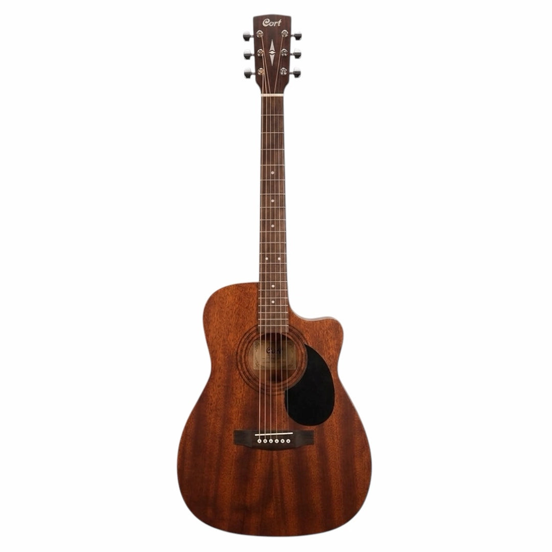 Cort AF500MC-OP Cutaway Acoustic Guitar - Mahogany Open Pore