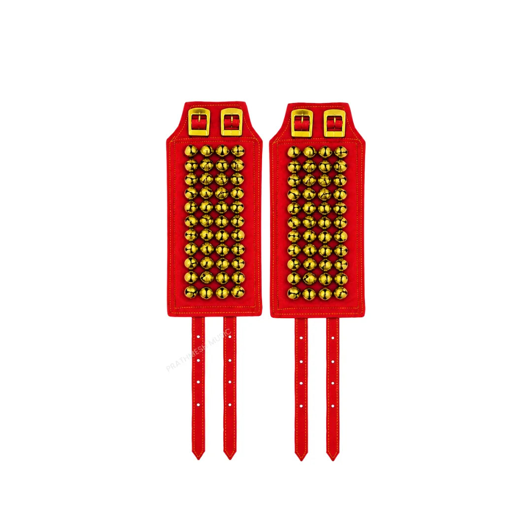 RG Cotton 4-Line Ghungroo - Red
