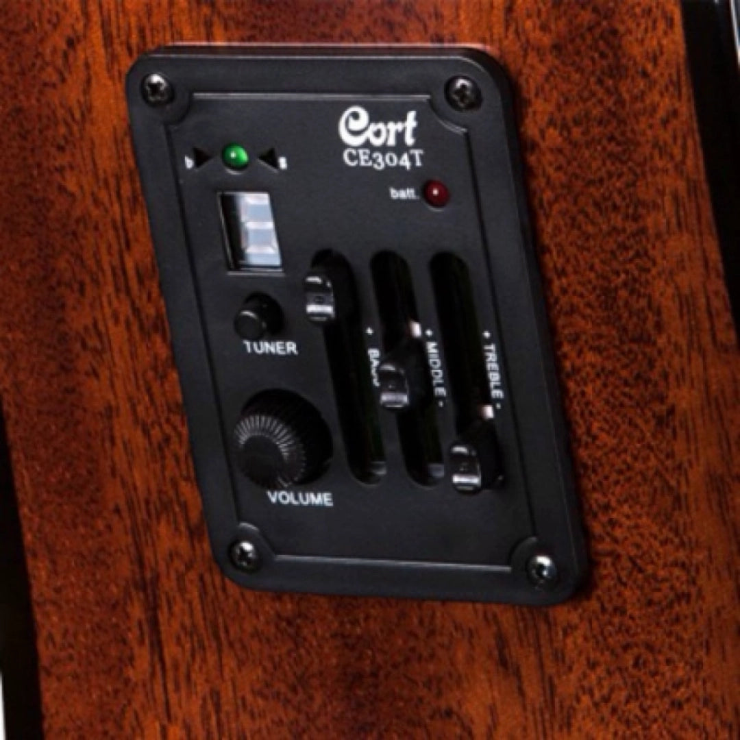 Cort AF500CE-OP Electro-Acoustic Guitar - Open Pore
