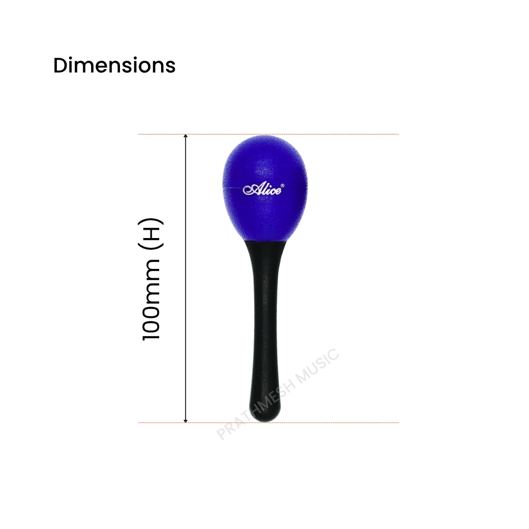 Alice A042SE Handle Egg Shaker - Blue