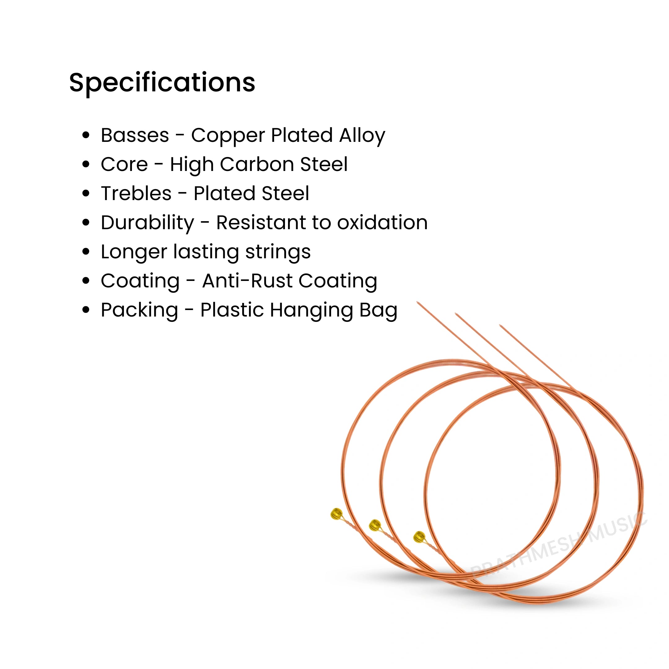 Alice A2065I-4 (4th String) D-String Acoustic Guitar String