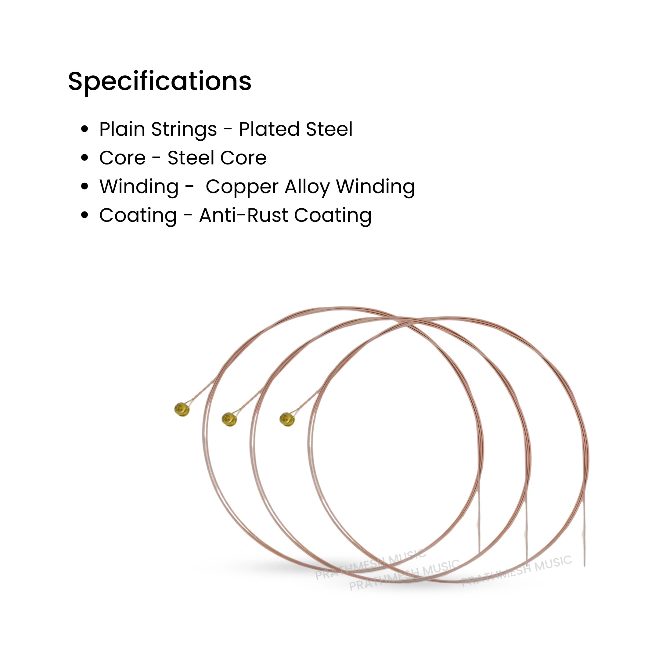 Alice A206SI-3 (3rd String) G-STRING Acoustic Guitar Strings
