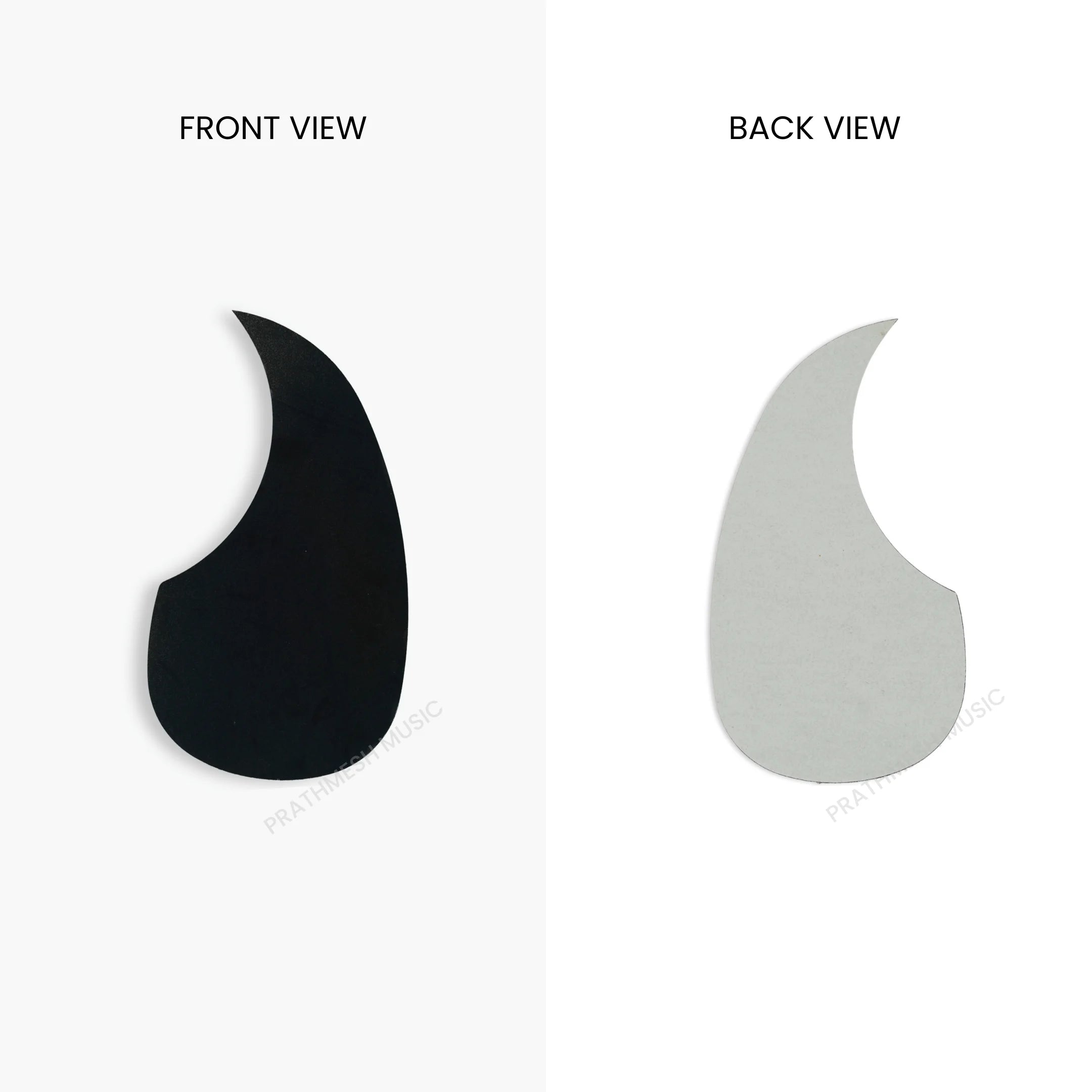 Alice A025A Black Acoustic Guitar Pickguard - R64mm