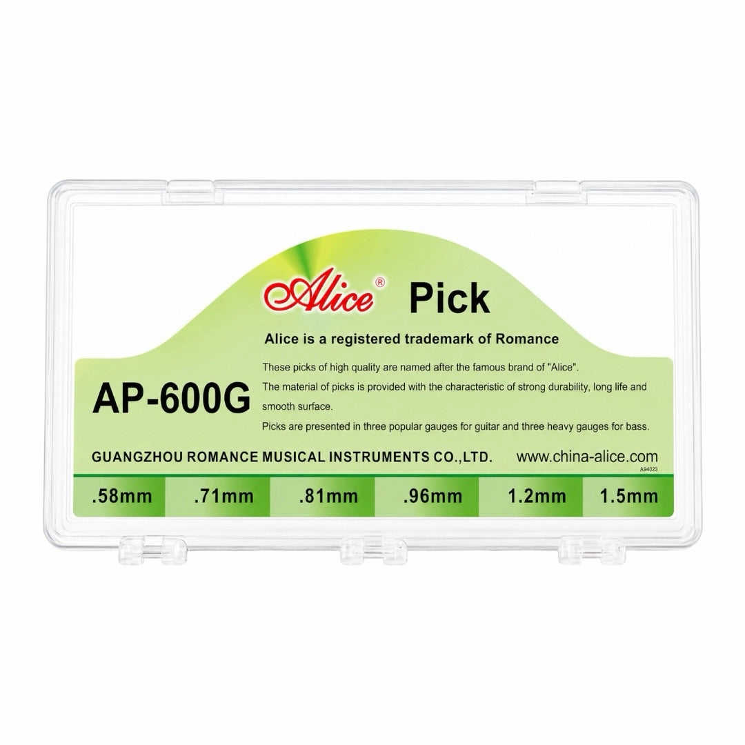 Alice AP-600G Nylon Guitar Pick - (600 pcs)
