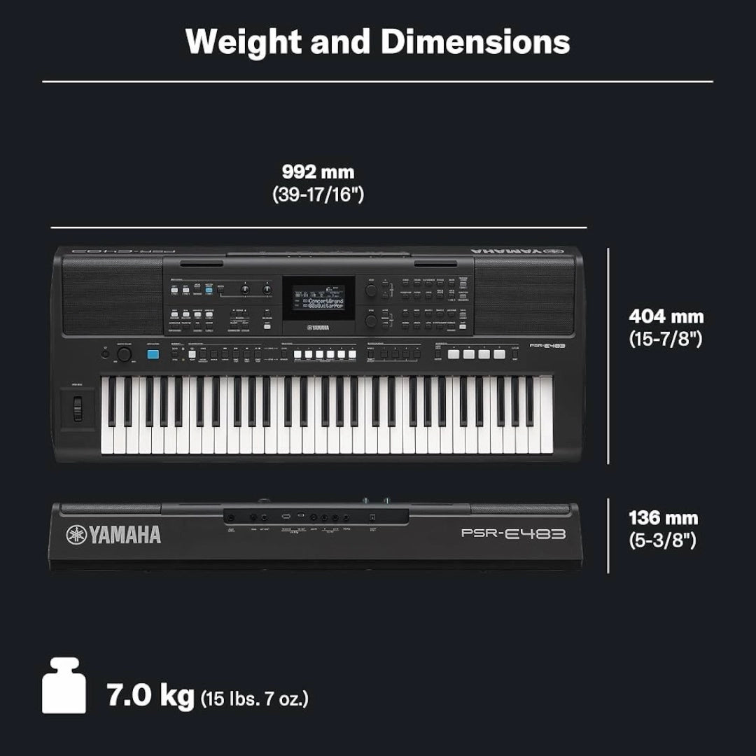 Yamaha PSREW425 76-Key Portable Keyboard