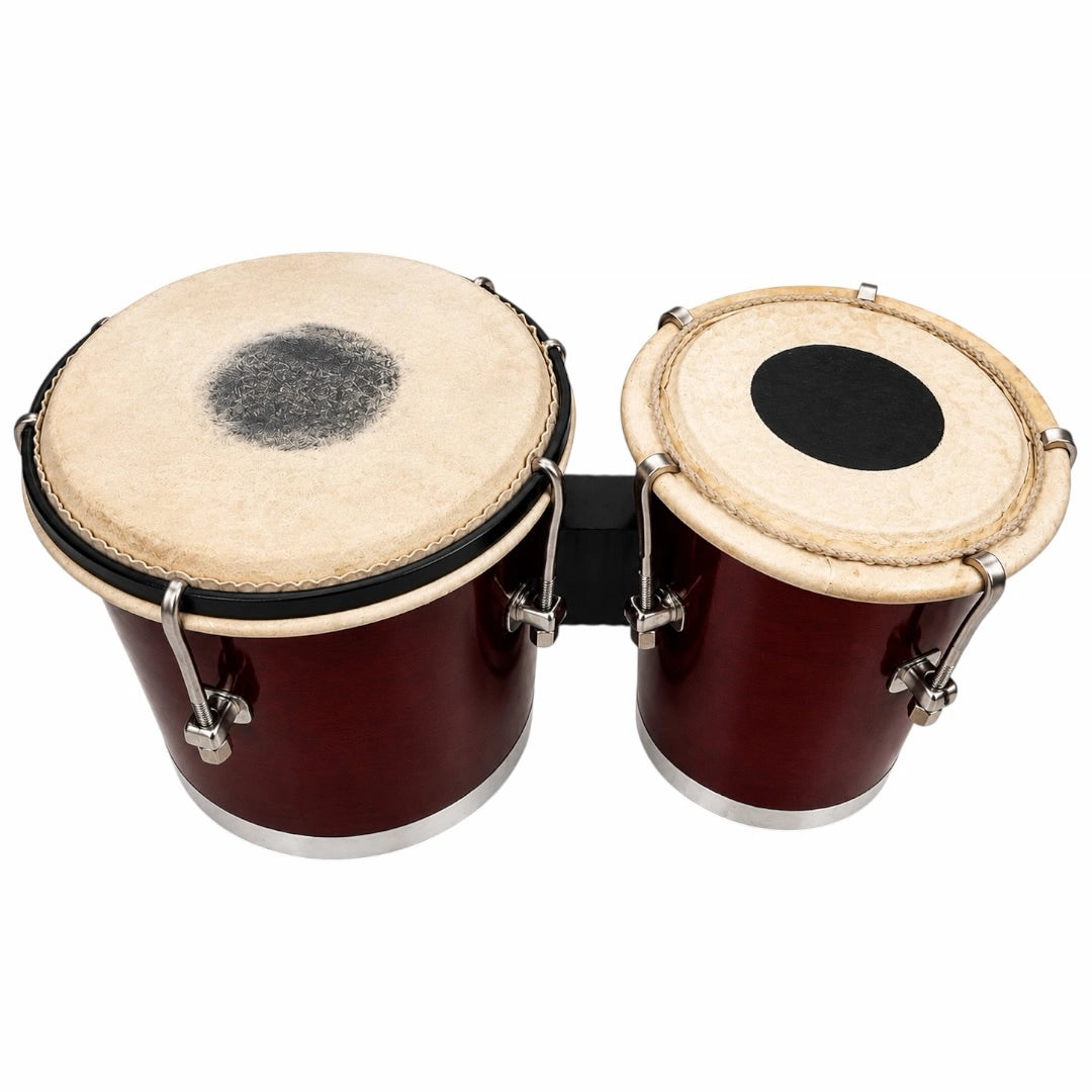 YS Wooden Bhajani Bongo - 2 Pc