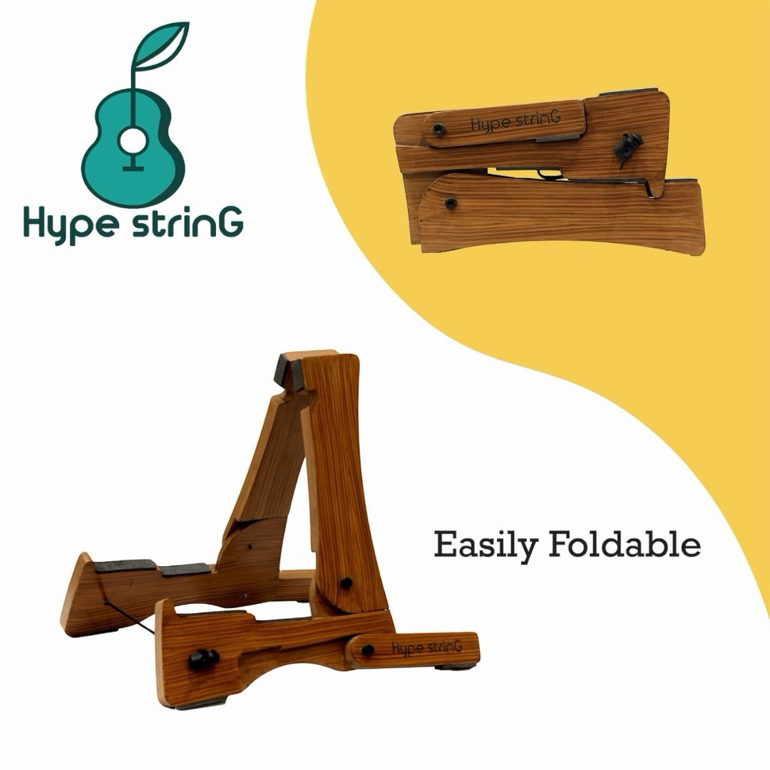 Hype String Guitar Foldable Floor Stand