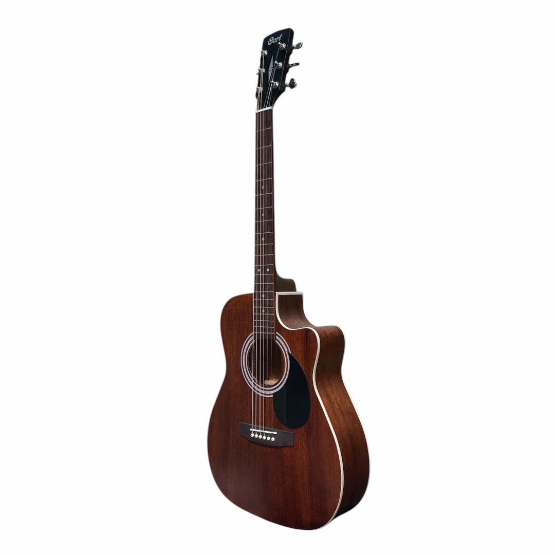 Cort AF500MC-OP Cutaway Acoustic Guitar - Mahogany Open Pore
