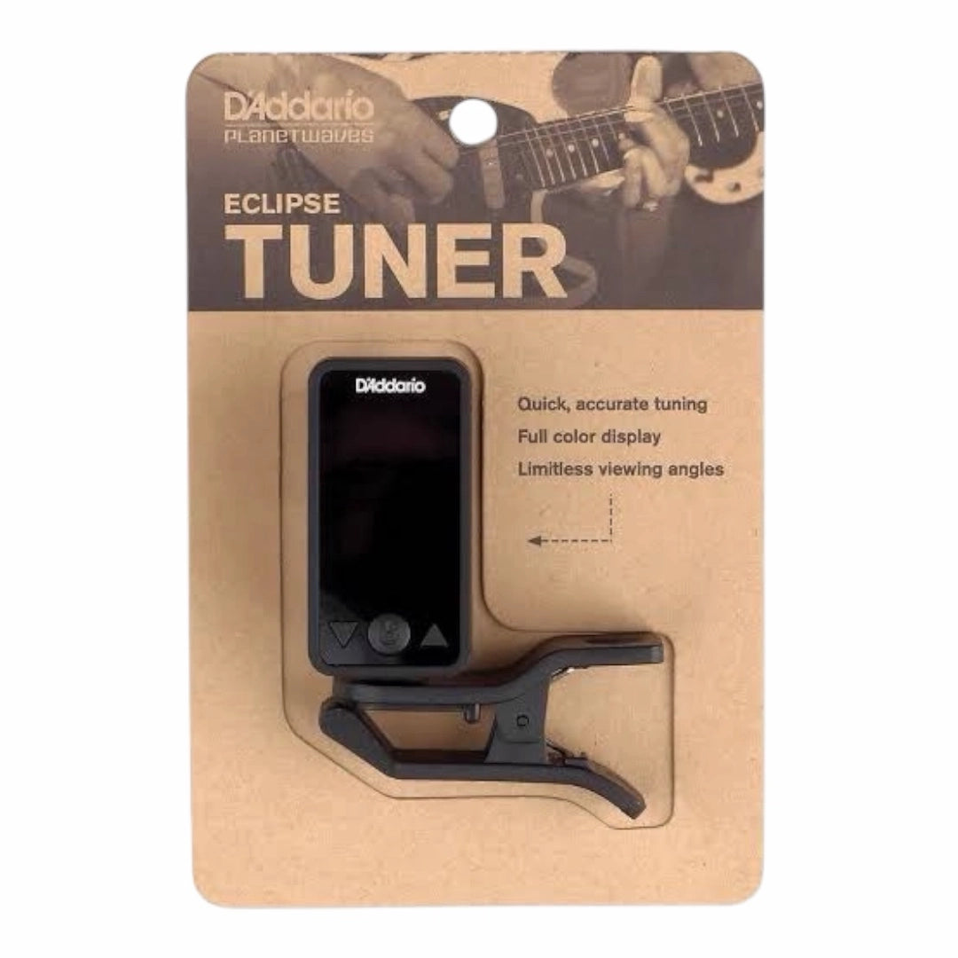D’Addario PW-CT-17CBK Eclipse Clip-On Tuner - Black