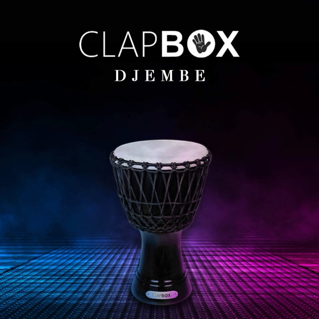 Clapbox Djembe - Black 10"