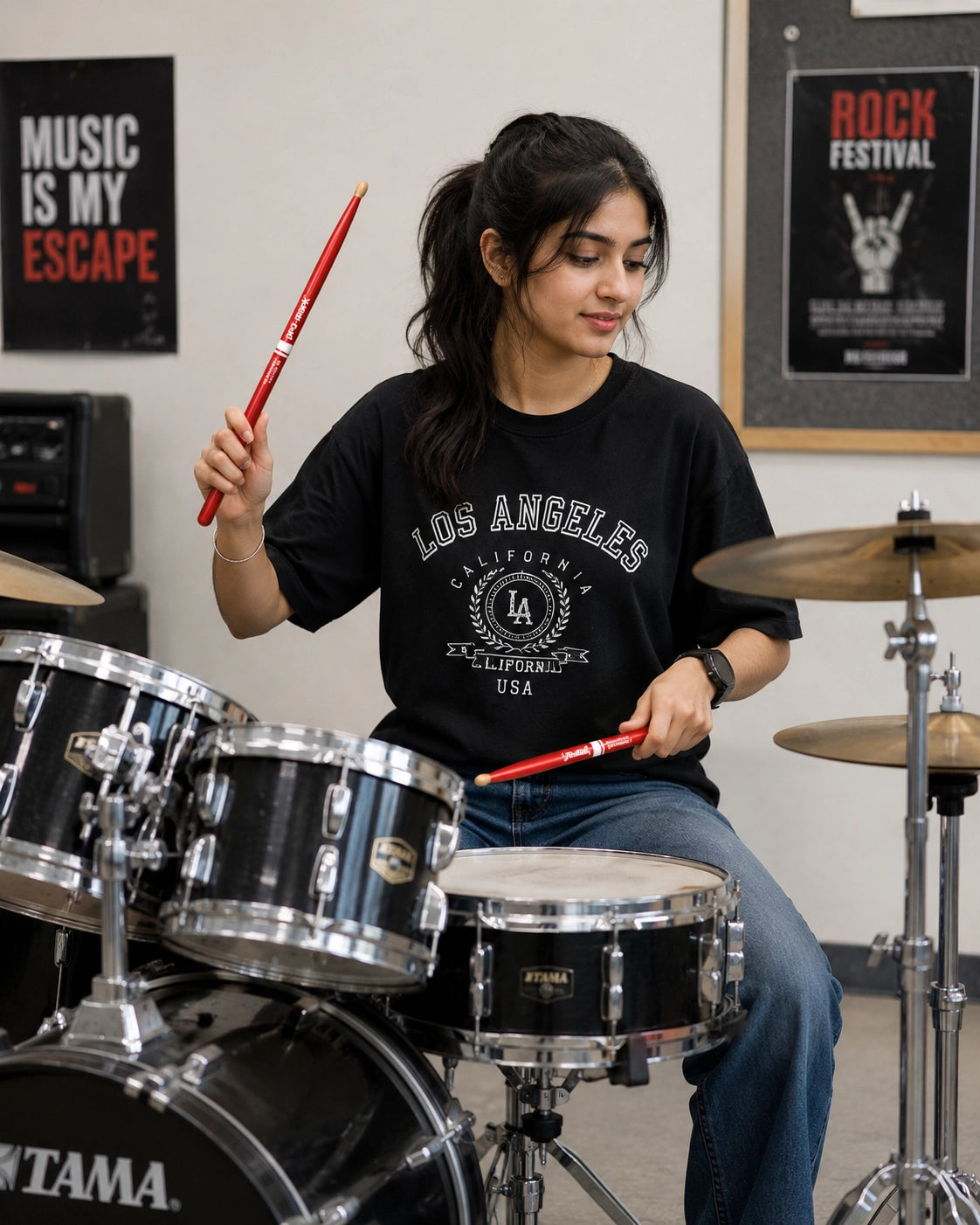 Promark TX5BW Drumsticks - Orange