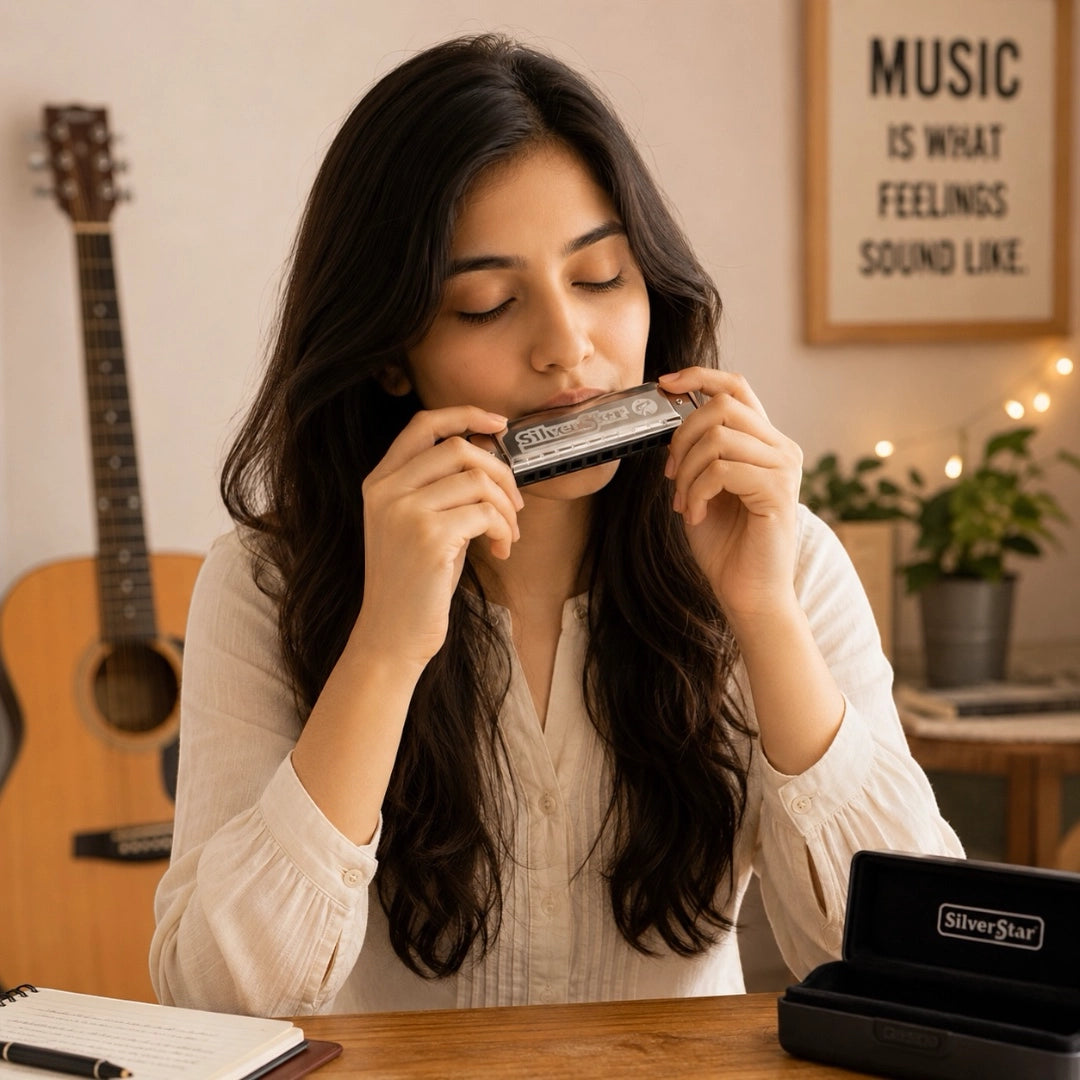 Hohner M50401S Silverstar C Key Diatonic Harmonica