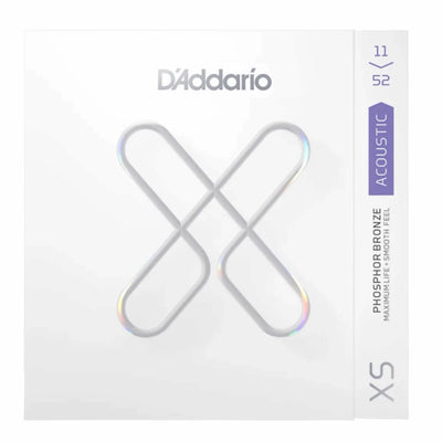 D’Addario XSAPB1152 XS Phosphor Bronze Acoustic Guitar Strings - 11-52
