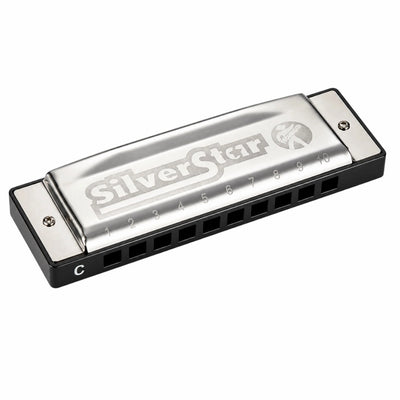 Hohner M50401S Silverstar C Key Diatonic Harmonica