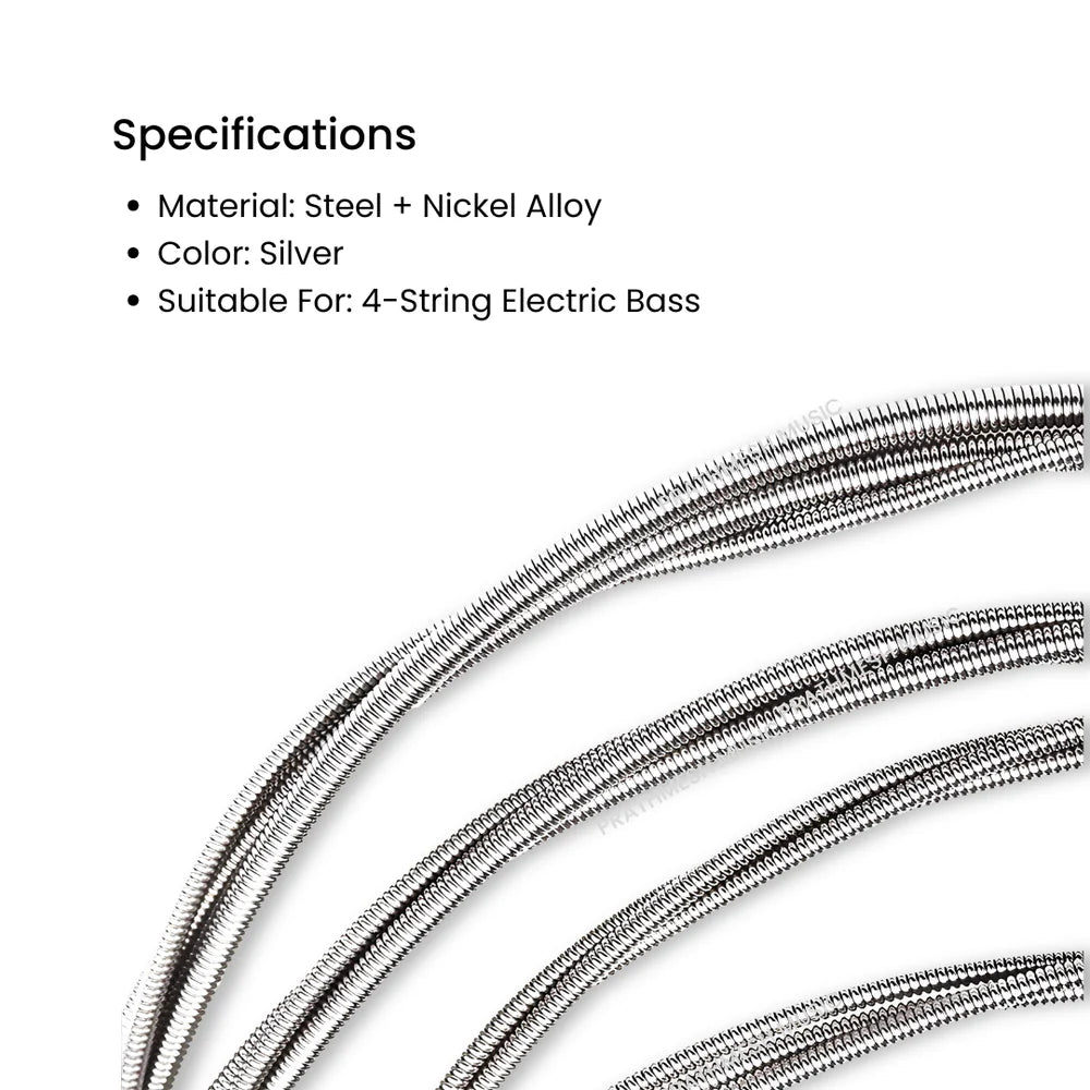 Alice A046A Chrome Steels For Acoustic And Electric Guitar Short Finger Slide