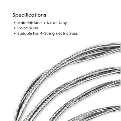 Alice A046A Chrome Steels For Acoustic And Electric Guitar Short Finger Slide
