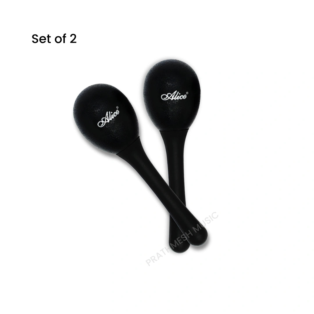 Alice A042SE Handle Egg Shaker - Black