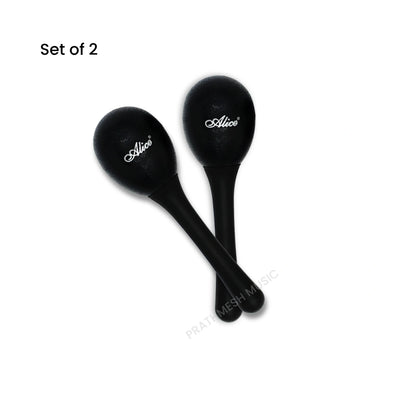 Alice A042SE Handle Egg Shaker - Black