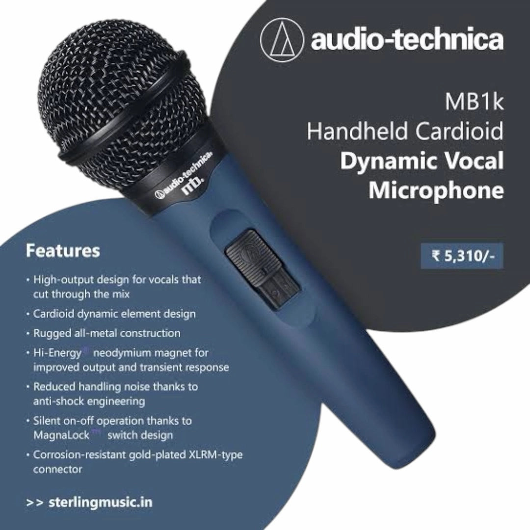 Audio-Technica MB1K/T Dynamic Vocal Microphone