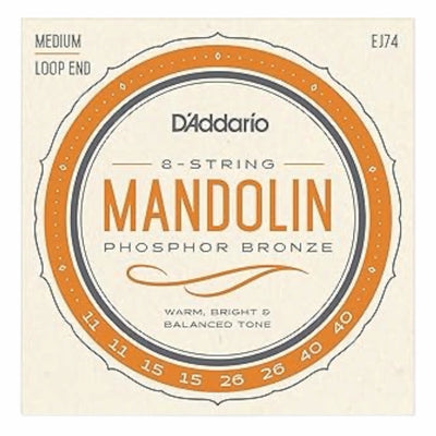 D’Addario EJ74 Phosphor Bronze Medium Mandolin Strings