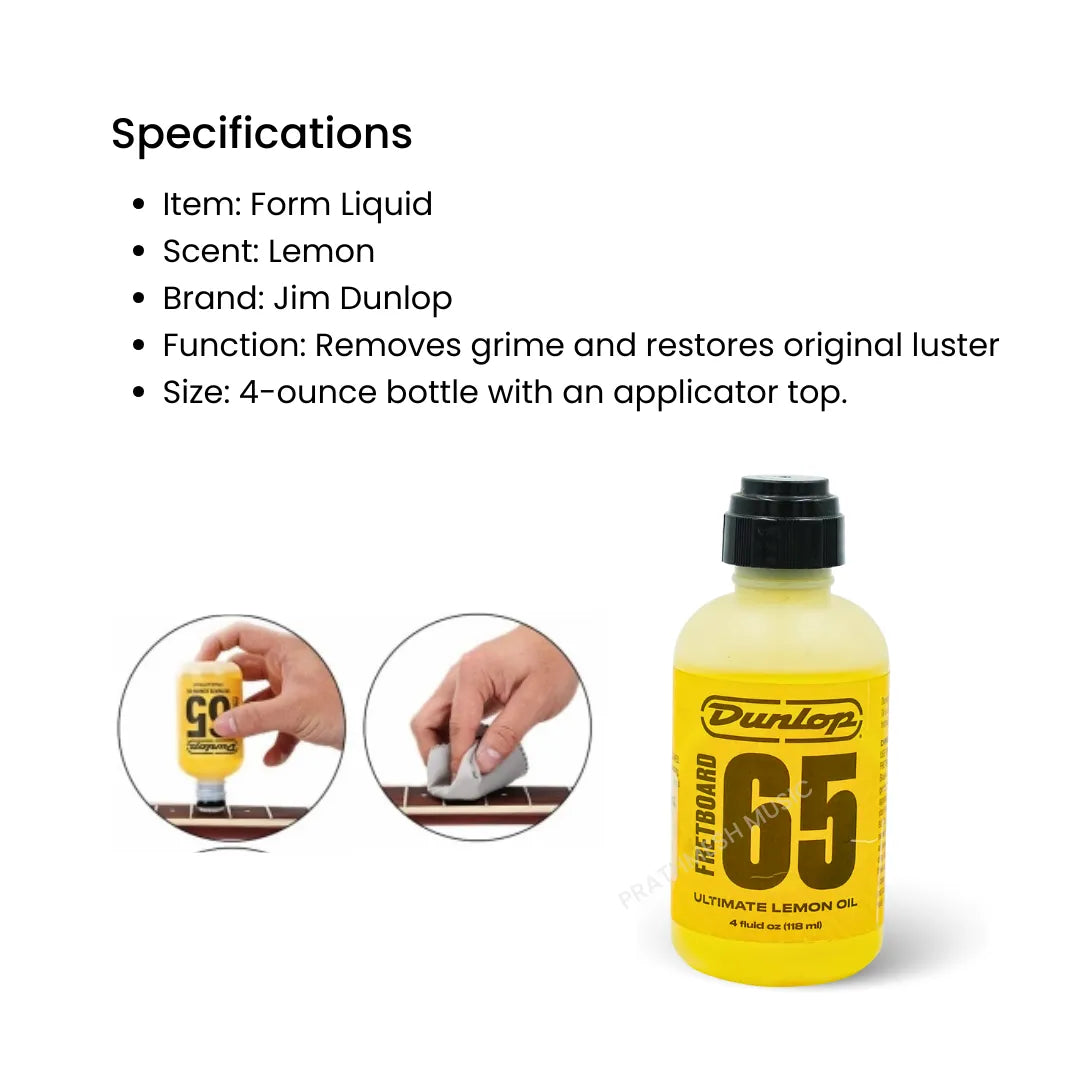 Dunlop Formula 65 Fretboard Lemon Oil