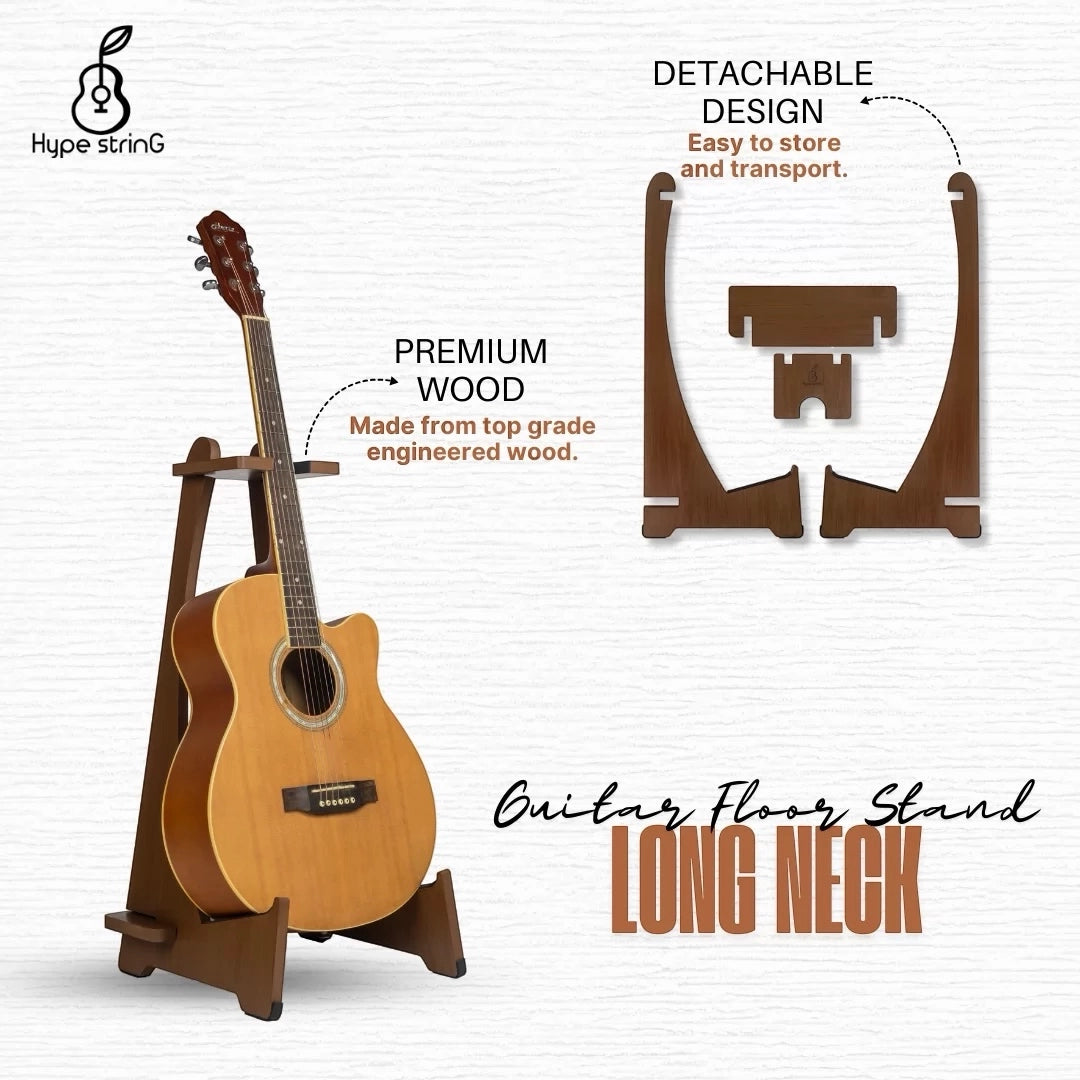 Hype String Long Neck Guitar Floor Stand