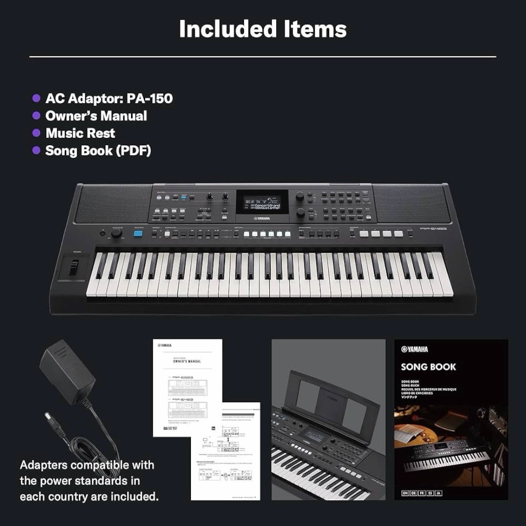 Yamaha PSREW425 76-Key Portable Keyboard