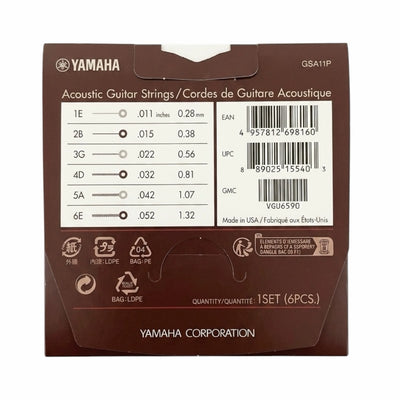 Yamaha GSA11P Acoustic Guitar Strings - .011-.052