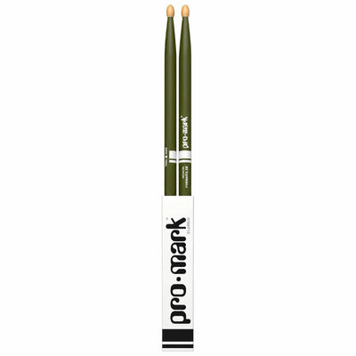 Promark TX5BW Drumsticks - Green