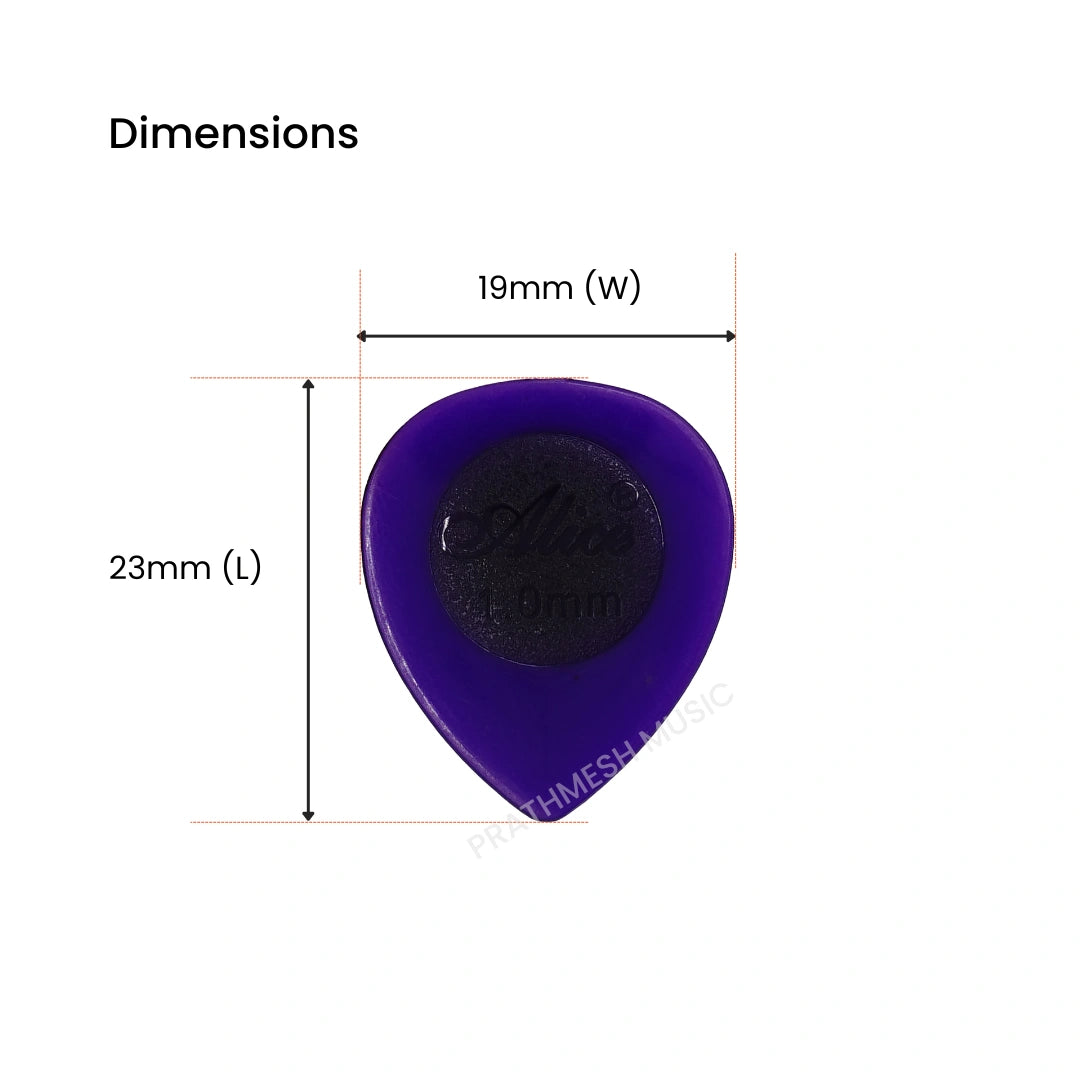 Alice AP-100JM Guitar Pick Box - Clear