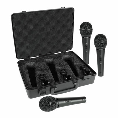 Behringer XM1800S Dynamic Cardioid Microphone - Set of 3