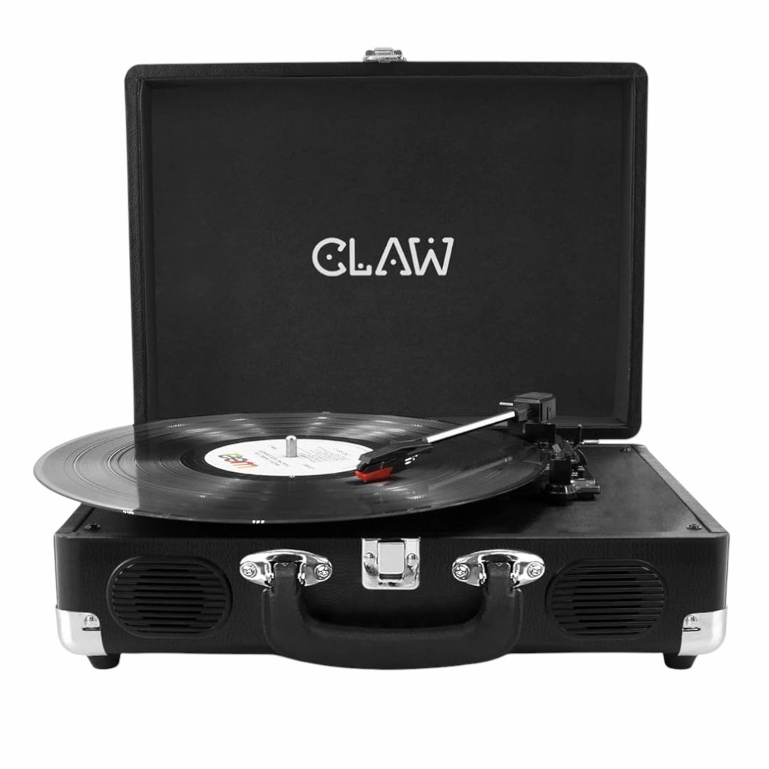 Claw Stag Classic Vinyl Record Turntable - Portable Design
