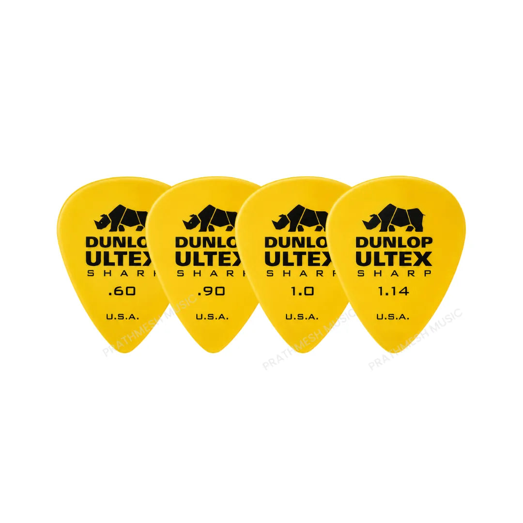 Dunlop Ultex Sharp Guitar Pick - Pack of 6